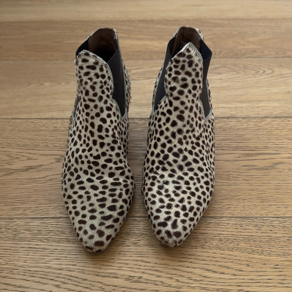 Acne, Leopard print ankle boots
